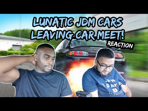 LUNATIC JDM Cars Leaving a Car Meet SEND IT IN STYLE!! (Reaction)