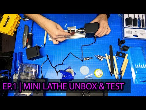 Unboxing and Testing a $40 Amazon Mini Lathe for Woodworking | Ep. #1