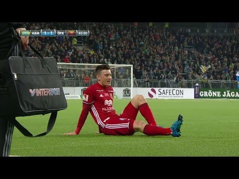 Hopcutt skadar sig olyckligt mot Hammarby - TV4 Sport