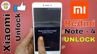 Hard Reset Redmi Note 4 Pattern Unlock