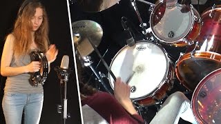 Video thumbnail of "Eye Of The Tiger (Survivor); drum cover by Sina"