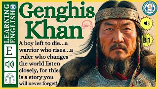 Improve your English  ⭐  Very Interesting Story - Level 3 - Genghis Khan | WooEnglish