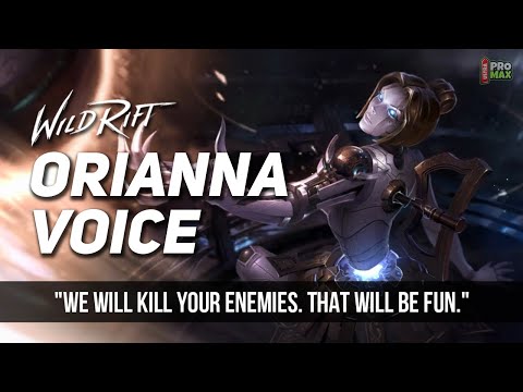 Orianna Voice Quotes/Audio In Wild Rift | Orianna All Voice Lines [English] LOL Wild Rift