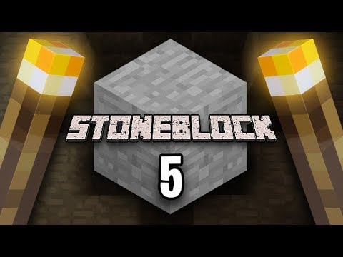 Minecraft: StoneBlock Survival Ep. 5 - ONE HIT WITHER KO