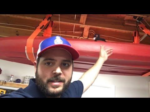 DIY $13 Kayak Pulley Storage System