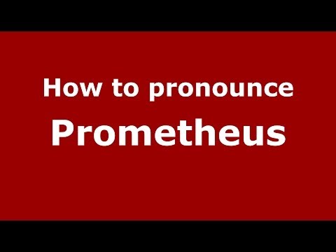 How to pronounce Prometheus