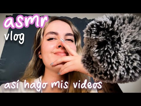 asmr Vlog Un día de GRABACIÓN con susurros cerquita :) Ale ASMR para DORMIR