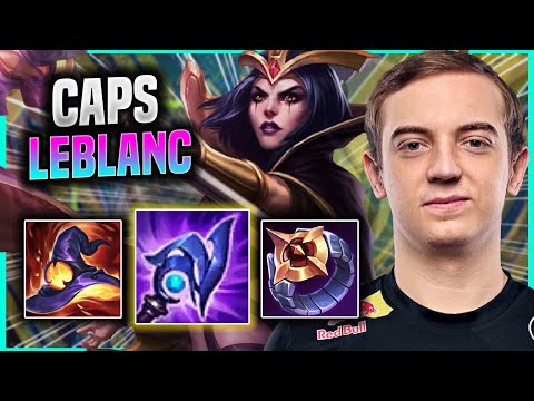 CAPS IS INSANE LEBLANC! - G2 Caps Plays Leblanc TOP vs Akali! | Preseason 2022