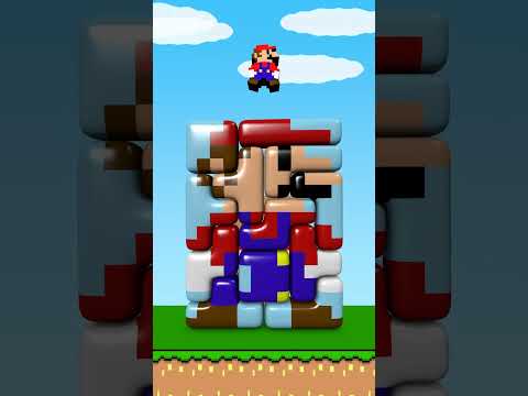 Simple Mario Softbody Tetris
