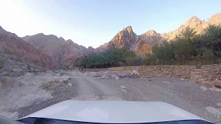 preview picture of video 'Driving uphill Jebal Jais via Wadi Bih'