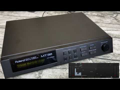 Roland MT-32 Multi-Timbral Synthesizer Module 1987 - 1992 - Black image 3
