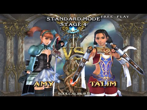 Soulcalibur III: Arcade Edition [PLAY!]: Standard Mode with Amy Sorel [C6] (WIP EMULATOR FOOTAGE)
