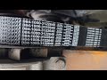 CAT C15 Fan Belt Replacement and Tensioner Walk through