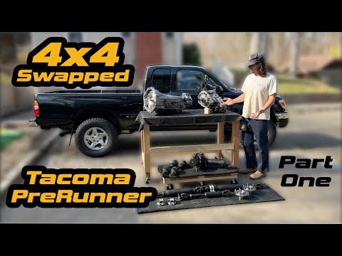 Converting My Toyota Tacoma PreRunner to 4x4 | Part One