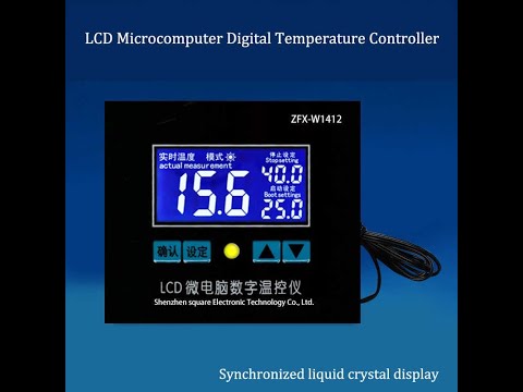 Тестирование термоконтроллера ZFX W1412