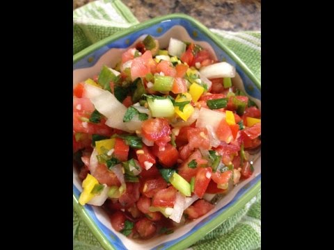 Fresh Salsa Recipe, How to Make Salsa, Homemade Salsa, Pico de Gallo, Salsa Fresca, Fresh Salsa