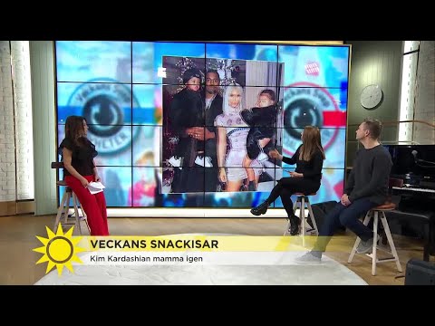 Kim Kardashian har blivit mamma igen - "namnet skapar stora diskussioner" - Nyhetsmorgon (