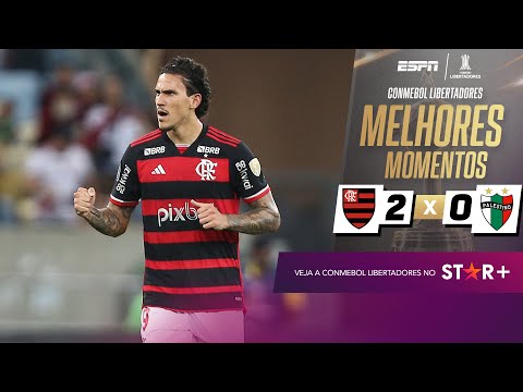 CHECK OUT THE BEST MOMENTS OF FLAMENGO 2 X 0 PALESTINO, BY LIBERTADORES