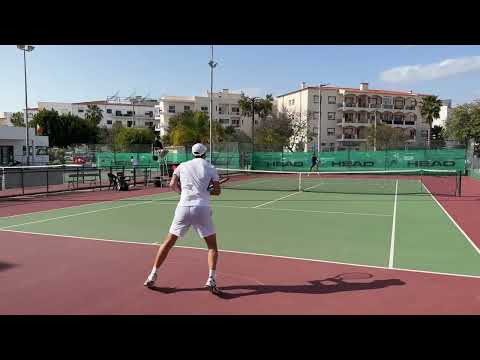 Henrique Rocha d. Yshai Oliel — 1R ITF M25 Faro Open
