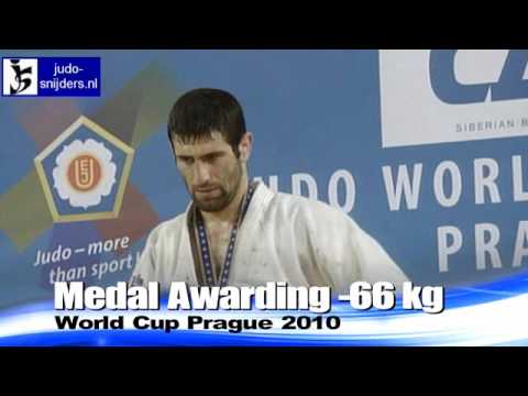 Judo 2010 World Cup Prague: Medal Ceremony [-66kg]