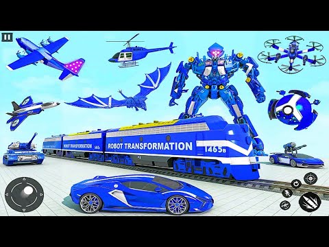 Dinosaur Flying Dragon Robot Police Truck Games 2022 | Android iOS Gameplay