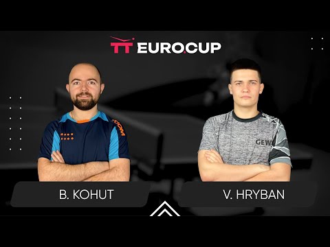 11:35 Bohdan Kohut - Vadym Hryban 17.10.2024  TT Euro.Cup Ukraine Elite. TABLE 3