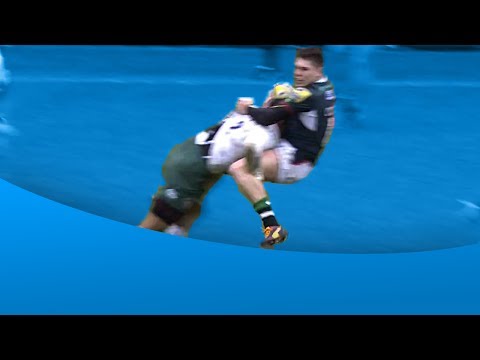 Dan Bowden's dump tackle on James O'Connor