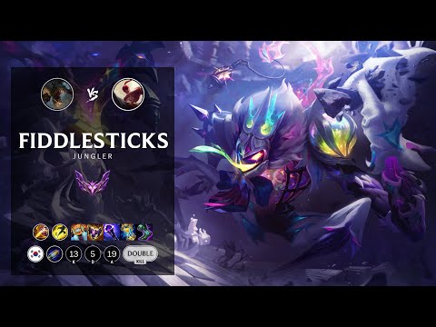 Fiddlesticks Jungle vs Lee Sin - KR Master Patch 12.19