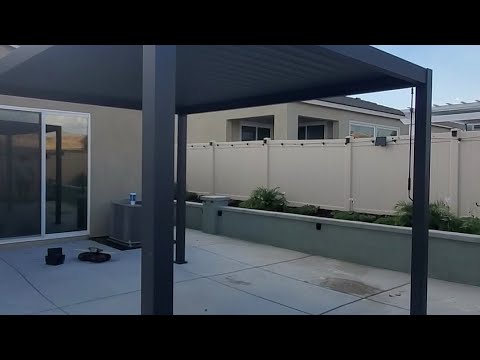 Mirador 10x13 pergola assembly