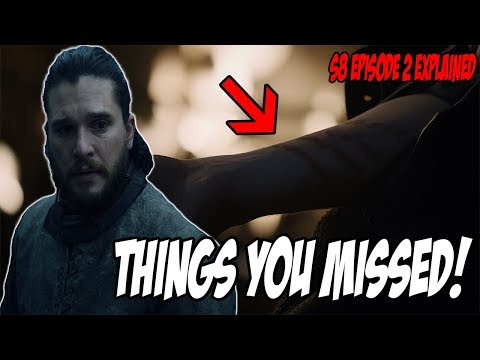 Things You MISSED! Game Of Thrones Season 8 Episode 2 (Explained)