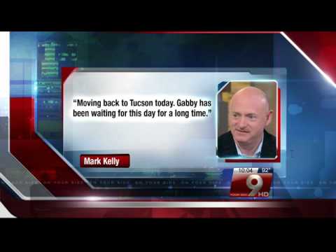 Gabby Giffords returns home