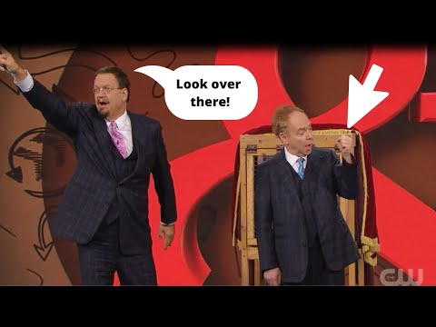 The Art of Misdirection - Penn and Teller Magic - Fool Us