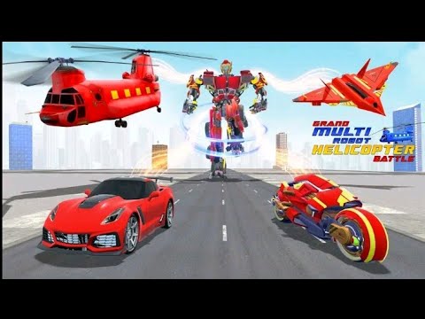 Multi Robot Transformation || JET Robot Car Transform || LA LA GAMES
