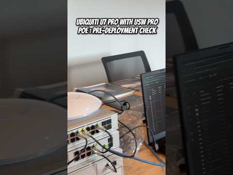 Ubiquit U7 Pro Wi-Fi 7 With USW Pro PoE | Pre-Deployment Check.#ubiquiti #wifi7 #networking #router