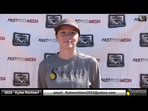 2022 Kylee Richhart committed Butte College Catcher, Third Base, MI  Softball Skills Video