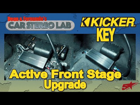 Kicker Key running Active front stage Car Stereo Lab