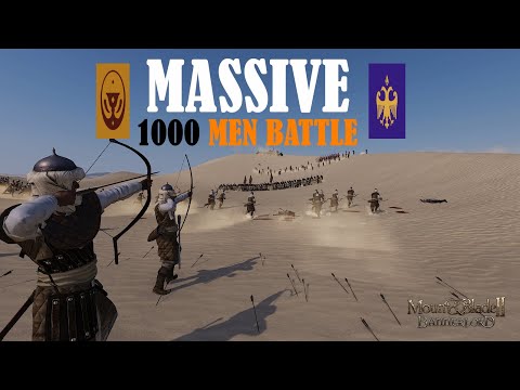 Mount and Blade 2 Bannerlord - Massive 1000 men desert battle