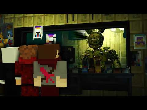 We Survived FIVE NIGHTS AT FREDDY'S 3 In Minecraft...
