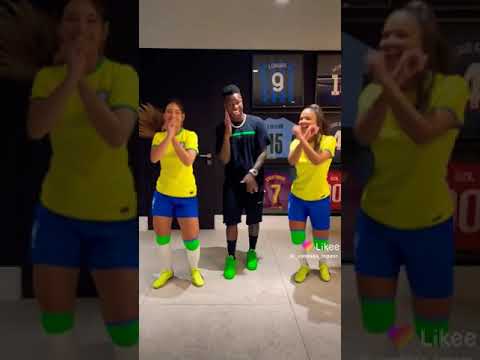 likee dança Vanessa Lopes e MC gabily Neymar e Paquetá Vinícius júnior