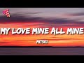 Mitski - My Love Mine All Mine (Lyrics)