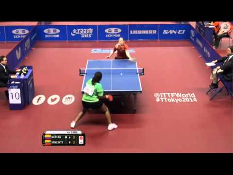 Eglė is surprised (WTTTC 2014)