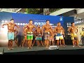 Asia Pacific Bodybuilding Championship 2019 MSP 170cm เปรียบเทียบ