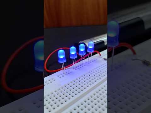 Parallel Connection On Breadboard #parallelconnection #techbotic #led #breadboard
