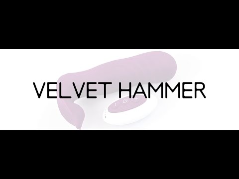Gender X Evolved Velvet Hammer Dual-Action Vibrator Violetinė Atsparus vandeniui Design video