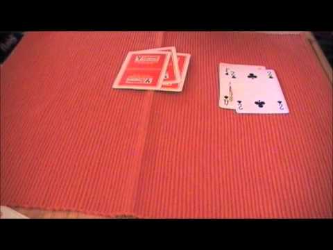Kartentrick mit Auflösung ``die finalen Drei``
