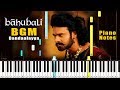 Bahubali BGM  Piano Tutorial | Dandaalayya Piano Cover by Blacktunes Piano