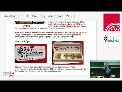 AFU Tag München 2020 - DG8GB: Der Nano VNA von 50kHz - 900MHz für unter 50 EUR
