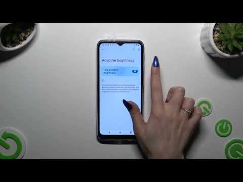 How to Turn On/Off Automatic Brightness on Motorola Moto G30 -  Disable Auto-Adjusting Brightness