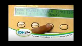 How to operate an ion spa machine