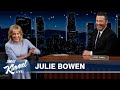 Julie Bowen on Guest Hosting Kimmel, MAYBE Causing Jacob Elordi’s Break Up & New Podcast Quitters